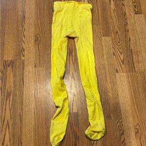 yellow tights